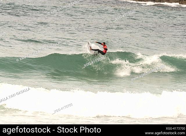 Valdoviño, Spain, 3rd september 2023. world surf league. Pantin classic surf pro 36th edition. Maxime Huscenot man final