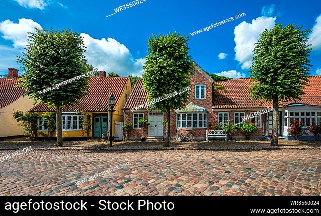 Mogeltonder, little Danish village in the southwest of Jutland peninsula, Denmark