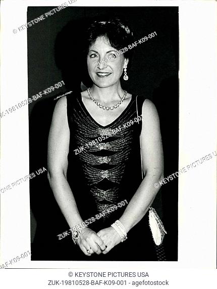 May 28, 1981 - Vista International Hotel - H.R.H. Princess Margriet of the Netherlands was guest of honor at the Peter Stuyvesant Ball being held for the...