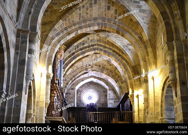 Santa Maria de Valdedios cistercian monastery (13th century). Valdedios, Villaviciosa, Asturias, Spain