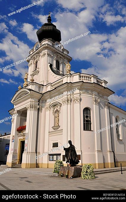 Minor Basilica of the Presentation of the Blessed Virgin Mary. Wadowice, Lesser Poland Voivodeship, Poland