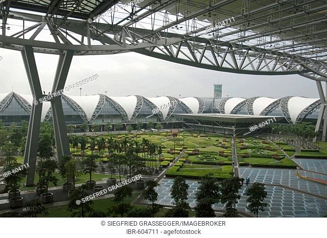 The new Suvarnabhumi Airport, Bangkok, Thailand, Asia