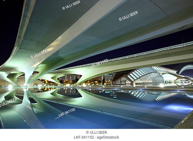 City of Arts and Sciences, Architect Santiago Calatrava, Valencia, Spain
