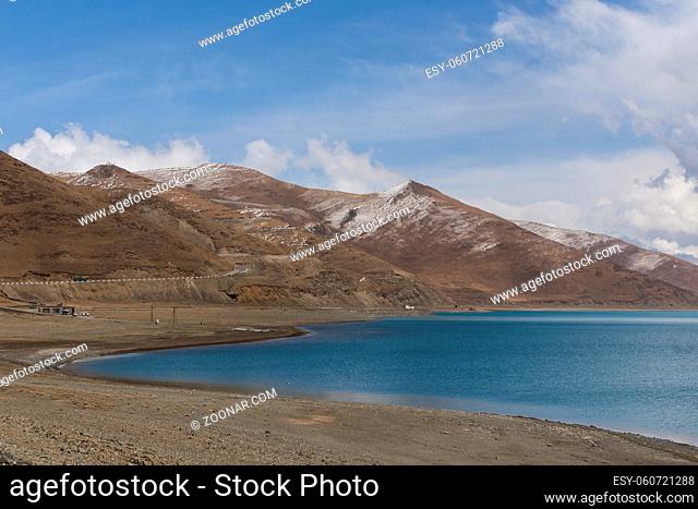 clean landscape in tibet china