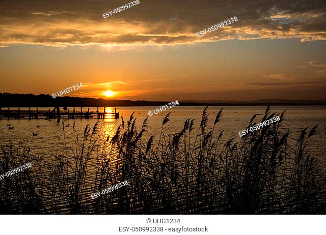 The Steinhuder Meer or Lake Steinhude is a lake in Lower Saxony, Germany located 30 kilometres northwest of Hanover