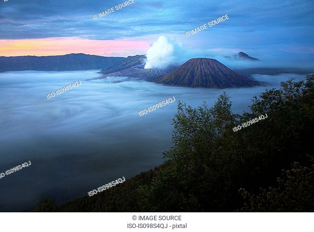 Mount bromo volcano java indonesia