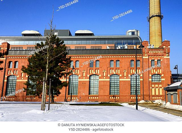 EC 1 - The first city power plant in Lodz was opened in 1907 at Targowa street and operated until 2001, from 2008 the whole complex of buildings of the former...