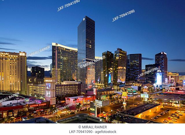 City Center Place, Veer Towers, Aria Resort, Strip, South Las Vegas Boulevard, Las Vegas, Nevada, USA
