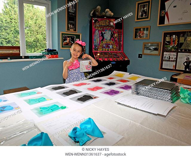 Tia Bailey, 7, running her own Scented Bows company from her home in Colchester, Essex. ..... Meet Britain's newest entrepreneur - seven-year-old Tia Bailey