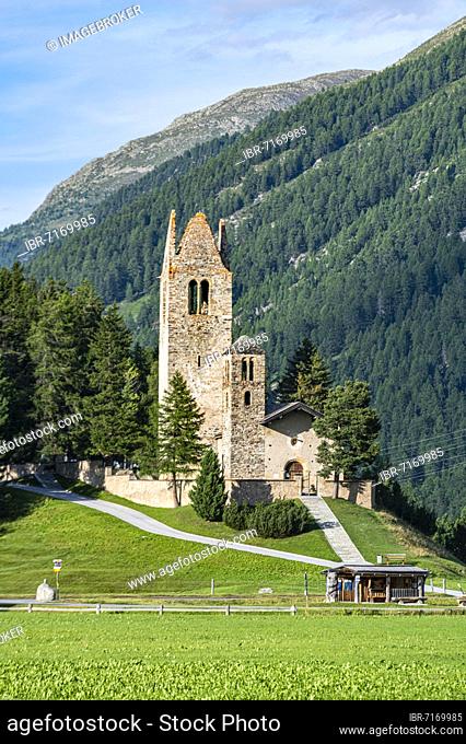 San Gian church, Engadin, Switzerland, Europe