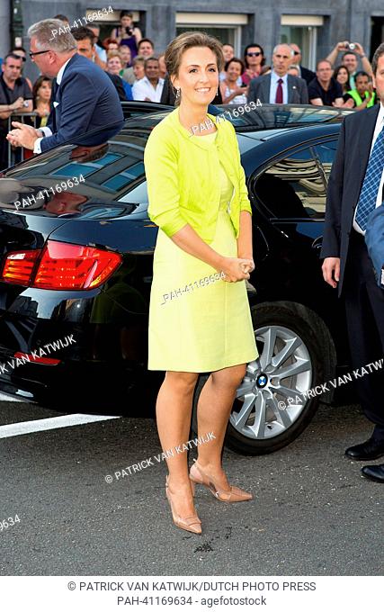 Princess Claire attend the concert prelude the National Day at the palace of Fine Arts in Brussels, Belgium 20 July 2013