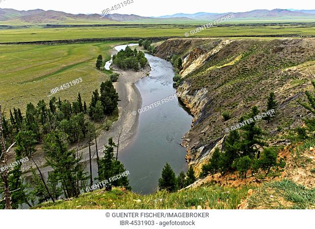 Headwaters on Orchon River, Orchon Valley, Mongolia