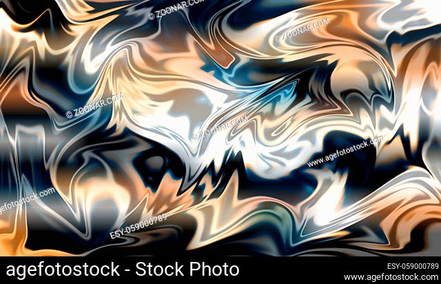 Computer abstract background with iridescent multi-color structure, liquid ripples, metallic reflection, esoteric aura spectrum. For creative projects