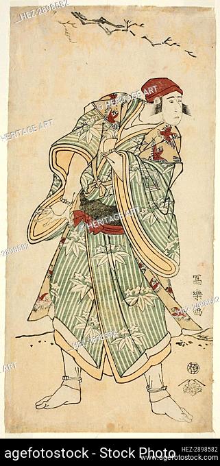 The Actor Ichikawa Yaozo III as the Sparrow Seller Bunji Yasukata (Sandai-me.., 1794 (Kansei 6). Creator: Toshusai Sharaku