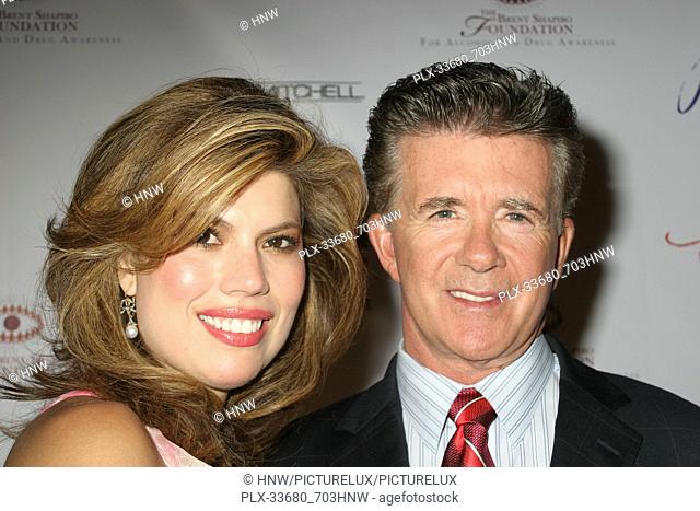 Tanya Callau, Alan Thicke 05/17/08 ""3rd Annual Brent Shapiro Foundation Sober Day""  @ the Estate of Mei Sze and Jeff Greene