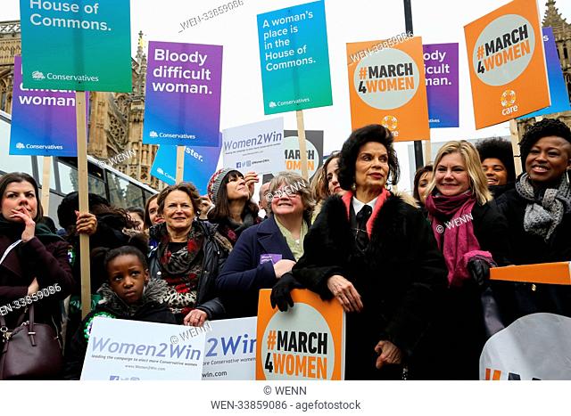Celebrity, politicians, champions of gender equality and feminist activists joins hundreds of people for March4Women, event organised by organised by CARE...