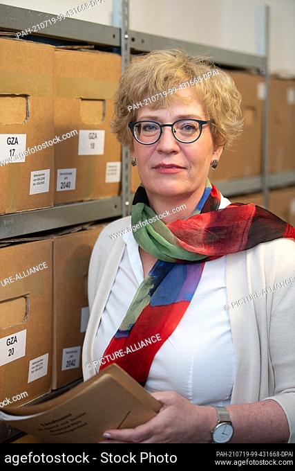 13 July 2021, Rhineland-Palatinate, Mainz: Iris Egger-Ortholt, head of the central adoption agency for Hesse and Rhineland-Palatinate