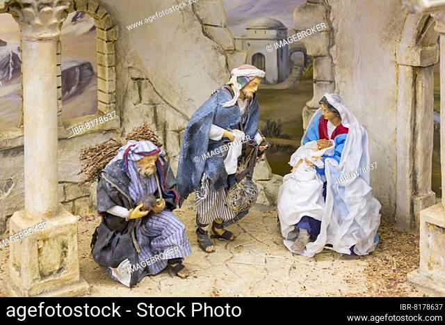Christmas cot, Religion, Vaduz, Liechtenstein, Europe