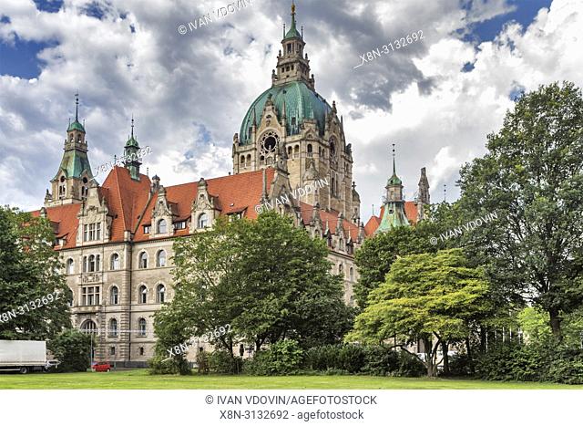 New City Hall, Neues Rathaus (1913), Hanover, Lower Saxony, Germany
