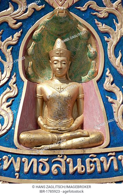 Buddha statue in Big Buddha Temple, Po Phut, Koh Samui, Surat Thani Province, Thailand, Asia