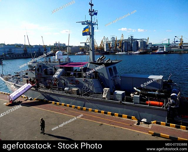 October 30, 2019, Odesa, Ukraine: ITS Numana (M5557) of the Italian Navy is part of the Standing NATO Mine Countermeasures Group Two (SNMCMG2) at the Odesa Sea...