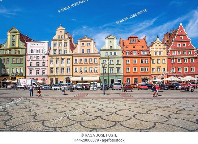 Solny Square in Wroclaw City