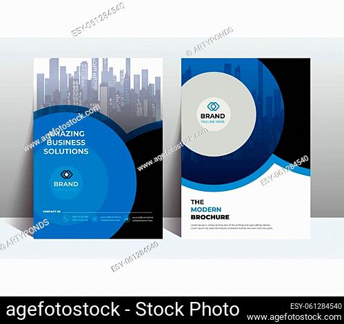 The Modern Brochure Catalog Cover Design Template Adept to the flyer, catalog, magazine, cover, booklet, presentation, website, banner, etc. Project