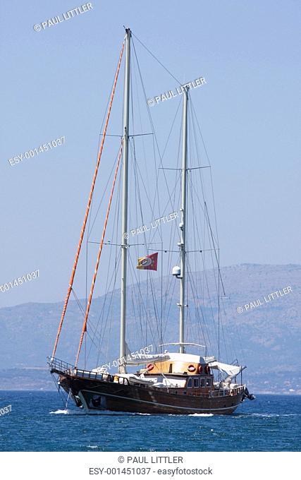 Traditionally Turkish Boat or Gulet