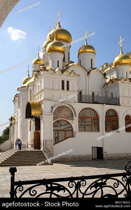Annunciation Cathedral, Kremlin, Moscow, Russia, Europe