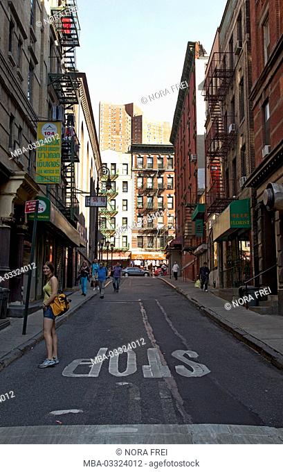 The USA, New York City, city, architecture, street