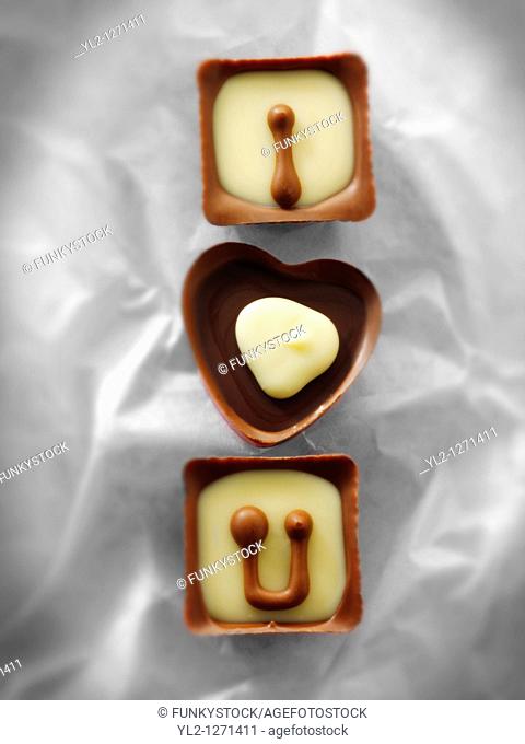 'I Love You' Valentines or Mothers Day Chocolates