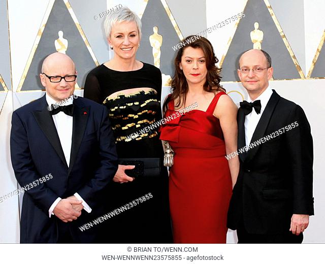 88th Annual Academy (Oscars) Awards held at Hollywood & Highland Center - Arrivals Featuring: Lenny Abrahamson, Guests, Ed Guiney Where: Los Angeles, California