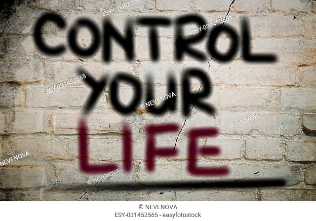 Control Your Life Concept