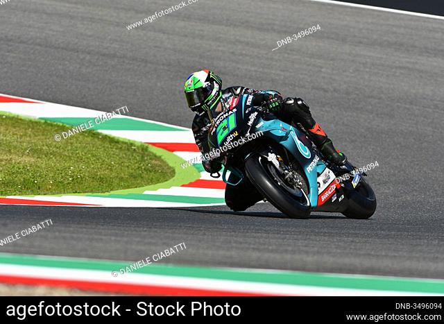 Mugello - Italy, 1 June: Italian Petronas Yamaha Srt Team rider Franco Morbidelli in action at 2019 GP of Italy of MotoGP on June 2019 in Italy