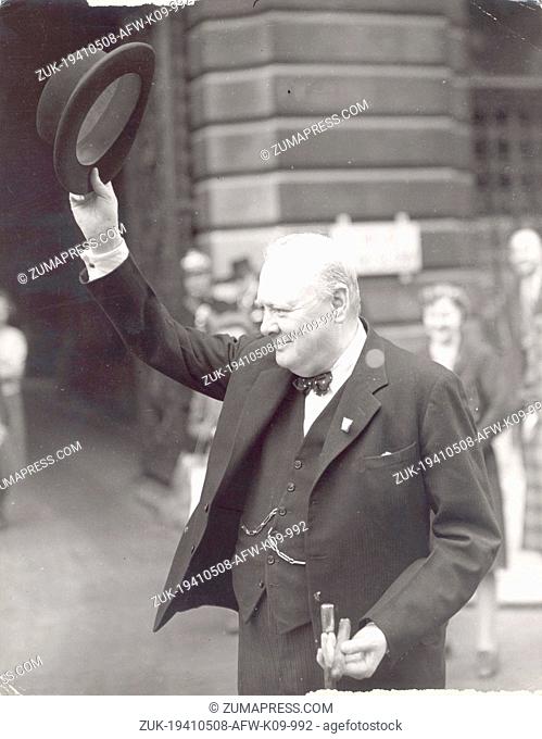 May 8, 1941 - London, England, U.K. - Sir WINSTON CHURCHILL (November 30, 1874 - January 24, 1965) was Prime Minister of the United Kingdom as well as...