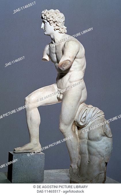 Alessandro Rondanini, 338 BC, statue. Hellenistic civilisation, Alexandrian culture, 4th century BC.  Monaco, Glyptothek (Archaeological Museum)