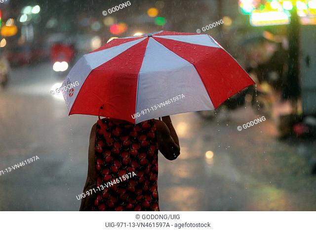 Heavy monsoon rain