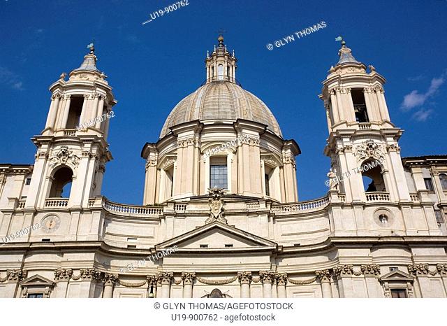 Basilica di Sant'Agnese in Agone, Piazza Navona, Rome, Italy