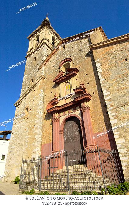 St. Mark's church (17th-18th century), Alájar, Sierra de Aracena y Picos de Aroche Natural Park. Huelva province, Andalusia, Spain