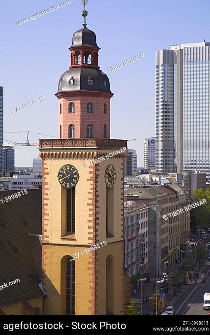 Germany, Hesse, Frankfurt am Main, St Catherine's Church