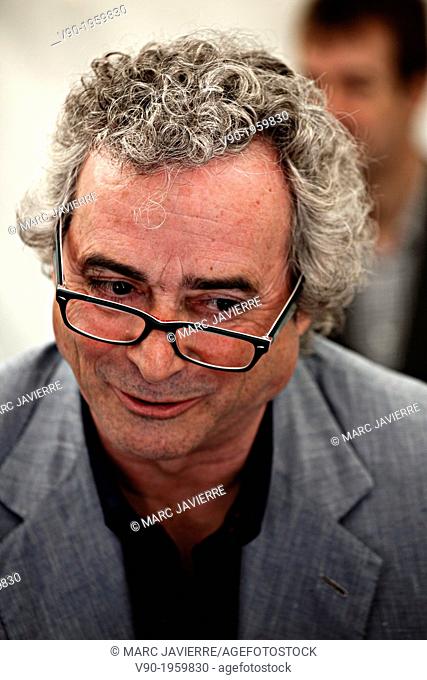 The writer Idelfonso Falcones the day of Sant Jordi, world book day. Barcelona 2013