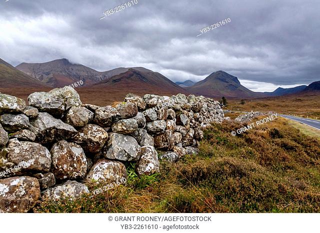 Marsco and The Red Hills From Sligachan, Isle of Skye, Scotland