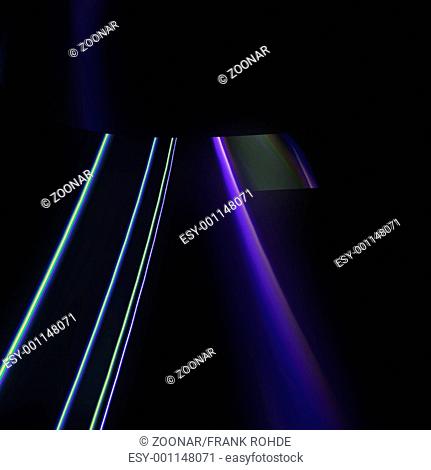 abstract illustrated light object