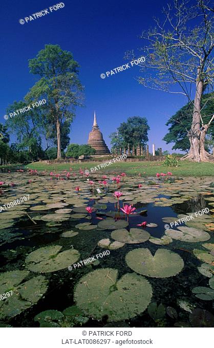 The Sukhothai kingdom was an early kingdom in the area around the city Sukhothai, in north central Thailand. The old capital, now 12 km outside of New Sukhothai