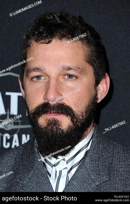 Shia LaBeouf at the 23rd Annual Hollywood Film Awards held at the Beverly Hilton Hotel in Beverly Hills, USA on November 3, 2019