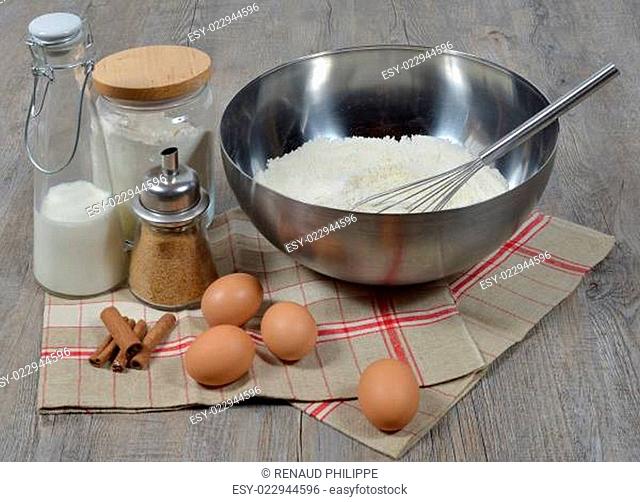 preparing pancakes