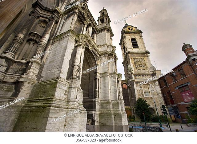 Saint Katherine's church and square (Ëglise Ste Catherine). Brussels. Belgium