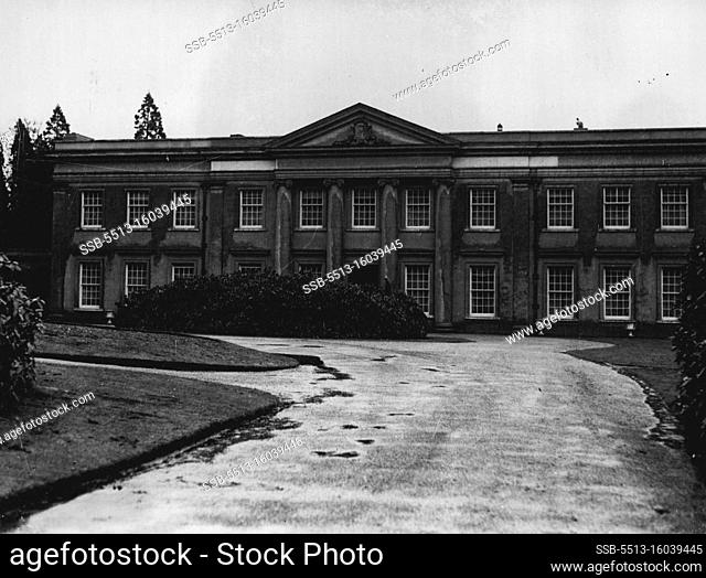 Mansion To Staff College -- Sunningdale Park, Ascot, the 40 roomed home of the tobacco king, the late Sir Hugo Cunliffe-Owen