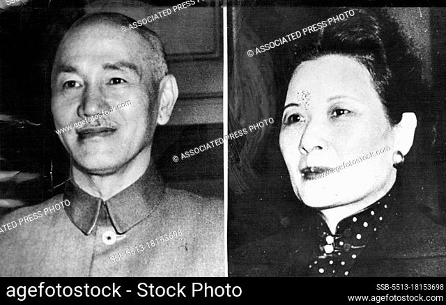 Still Fight Reds.These Recent Portraits Show Generalissimo Chiang Kai-shek and his wife, whose Anti-Communist Hold out government on Formosa is reported to be...