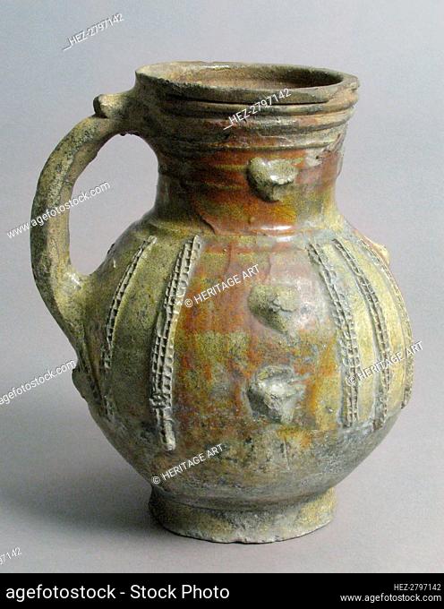Jug, French, late 1200s-early 1300s. Creator: Unknown